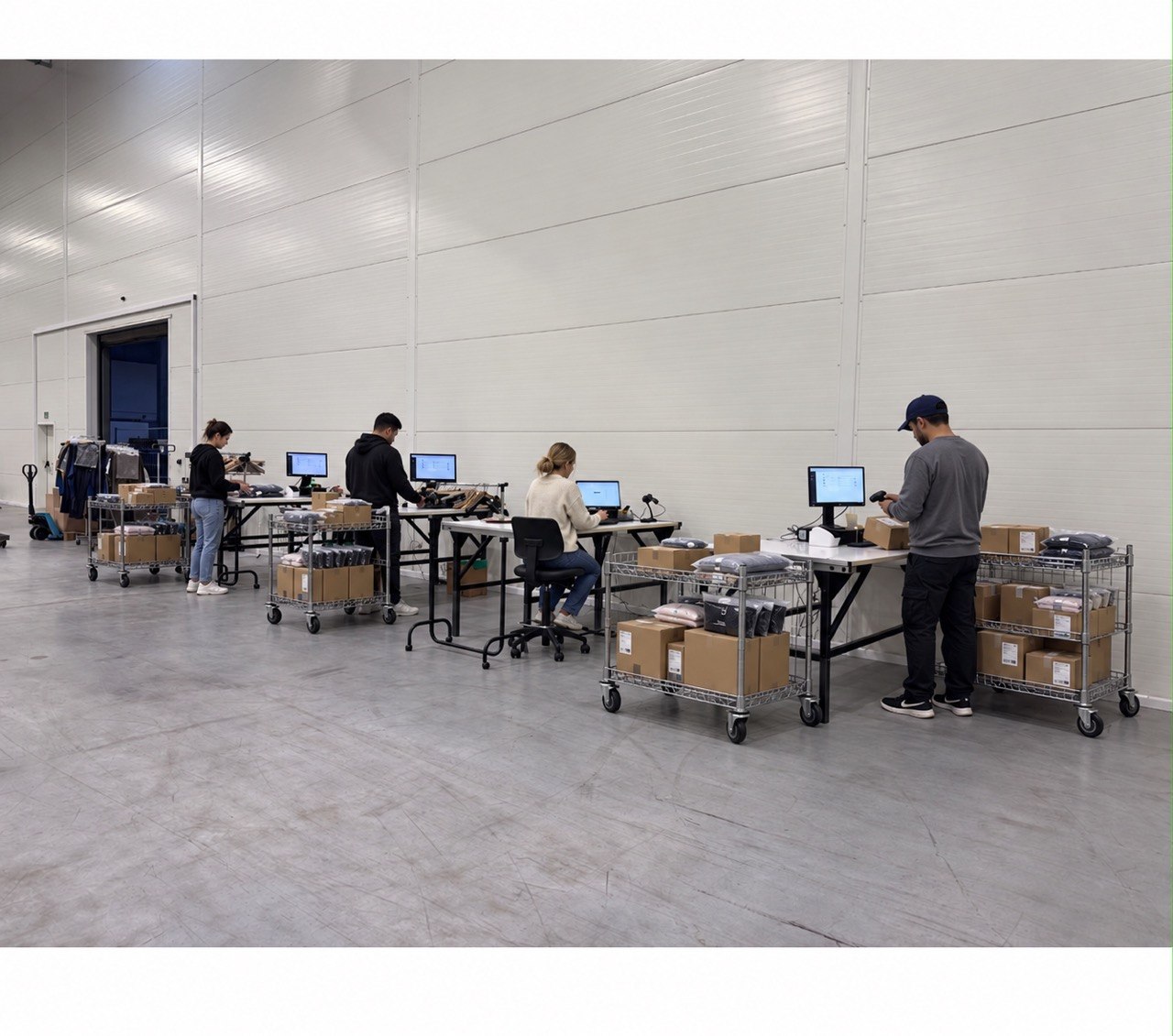NextCom Logistics - stanowiska pakowania